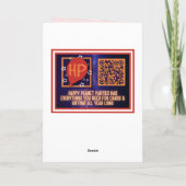 Freundschaft ist das beste Geschenk Weihnachten Karte (Rückseite)