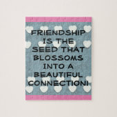 Freundschaft ist das Saatgut Puzzle (Vertikal)
