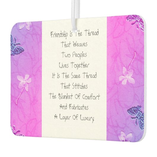 Freundschaft ist das Thema Autolufterfrischer (Links)