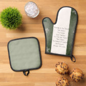 Freundschaft ist das Thema Ofenhandschuh & Topflappen-Set (Oben Unten)