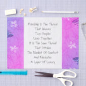 Freundschaft ist das Thema Seidenpapier (Handwerk)