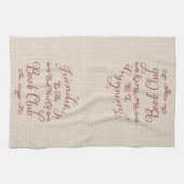 Freundschaft ist der beste Teil des Buchclubs Geschirrtuch (Horizontal)