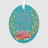 Freundschaft ist der beste Teil des Buchkluburlaub Ornament (Vorderseite)