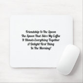 Freundschaft ist der Spoon Mousepad (Mit Mouse)