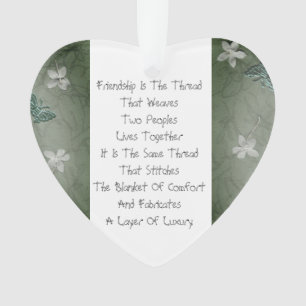 Freundschaft ist der Thread Ornament