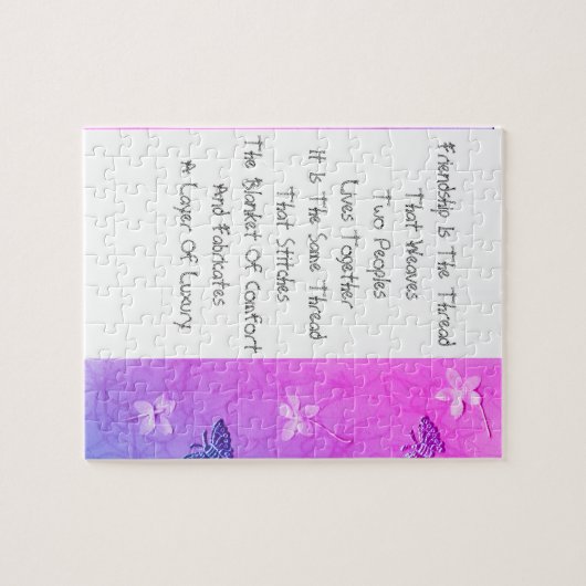 Freundschaft ist der Thread Puzzle (Horizontal)