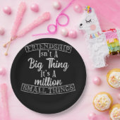 Freundschaft ist ein großes Ding Es_s eine Million Pappteller (Party)