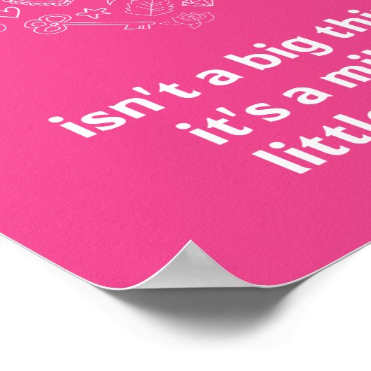 Freundschaft ist eine Million kleiner Dinge. Ein P Poster (Ecke)