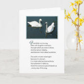 Freundschaft ist eine Reise... Karte (Gelbe Blume)