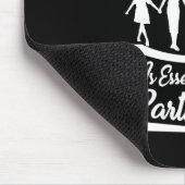 Freundschaft ist im Wesentlichen eine Partnerschaf Mousepad (Ecke)