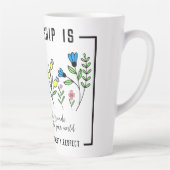 Freundschaft ist Loyalität, Vertrauen, Ehrlichkeit Milchtasse (Rechts)