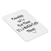 "Freundschaft ist nicht groß.." Kostenvoranschlag Magnet (Rechte Seite)