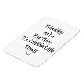 "Freundschaft ist nicht groß.." Kostenvoranschlag Magnet (Linke Seite)