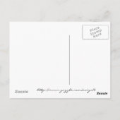 Freundschaft ist selten als Liebe Postkarte (Rückseite)