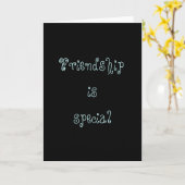 Freundschaft ist spezielle Karte (Gelbe Blume)