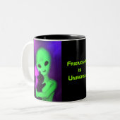 Freundschaft ist universelle Tasse (Vorderseite Links)