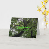 Freundschaft ist wie eine schützende karte (Gelbe Blume)