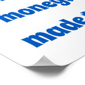 Freundschaft ist wie Geld - Freundschaftsangebot Poster (Ecke)