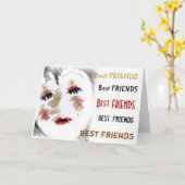 Freundschaft Karte (Gelbe Blume)