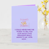 Freundschaft Karte (Gelbe Blume)