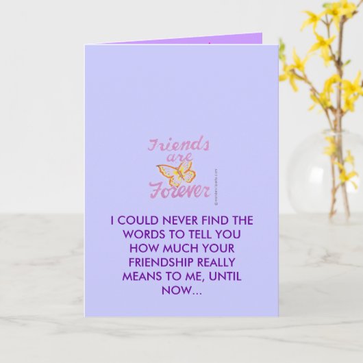 Freundschaft Karte (Gelbe Blume)