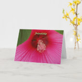 Freundschaft Karte (Gelbe Blume)