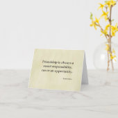 Freundschaft Karte (Gelbe Blume)