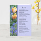 Freundschaft Karte (Gelbe Blume)