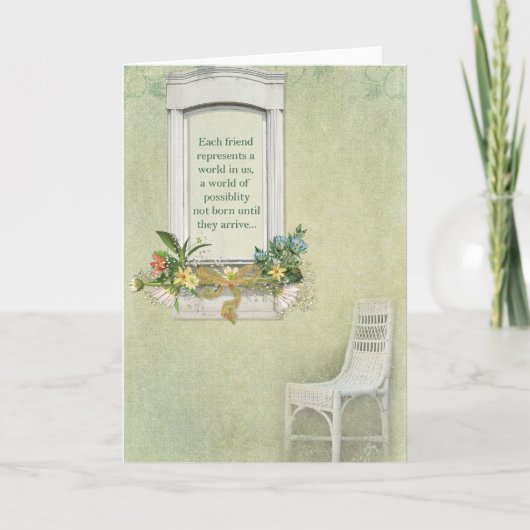 Freundschaft Karte (Vorderseite)