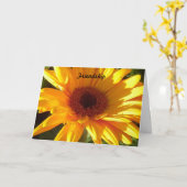 Freundschaft Karte (Gelbe Blume)