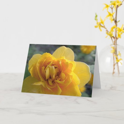 Freundschaft Karte (Gelbe Blume)