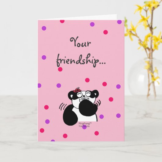 Freundschaft Karte (Gelbe Blume)