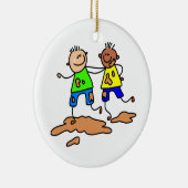 Freundschaft Keramikornament (Rechts)