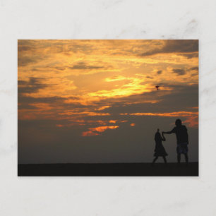 Freundschaft Kite Flying Postcard Postkarte