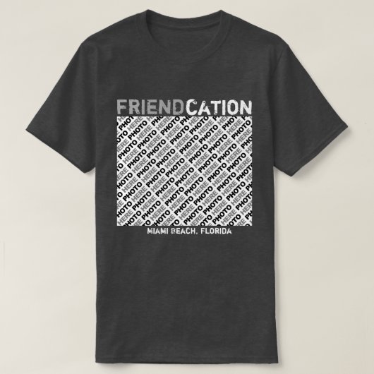Freundschaft kreieren Sie Ihren eigenen dunklen T T-Shirt (Design vorne)