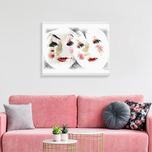 Freundschaft Leinwanddruck (Insitu (Wohnzimmer))