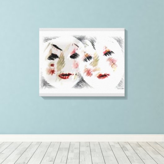 Freundschaft Leinwanddruck (Insitu (Holzboden))