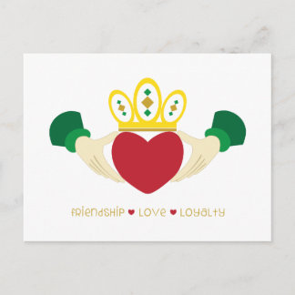 Freundschaft*Liebe*Loyalität Postkarte