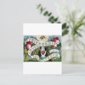 Freundschaft, Liebe und Wahrheit Postkarte (Stehend Vorderseite)