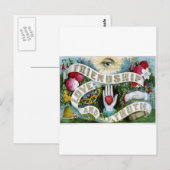 Freundschaft, Liebe und Wahrheit Postkarte (Vorne/Hinten)