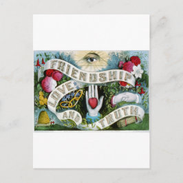 Freundschaft, Liebe und Wahrheit Postkarte