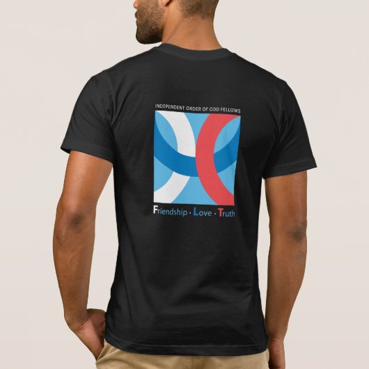 Freundschaft-Liebe-Wahrheit T-Shirt (Rückseite)