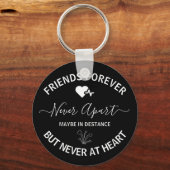 Freundschaft Long Distance Freundschaft Geschenk B Schlüsselanhänger (Vorderseite)