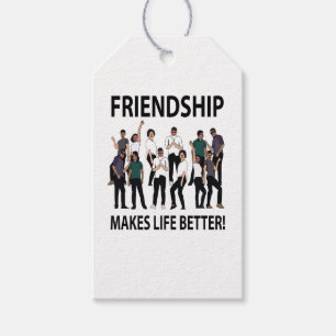 Freundschaft macht das Leben besser Freundschaft  Geschenkanhänger