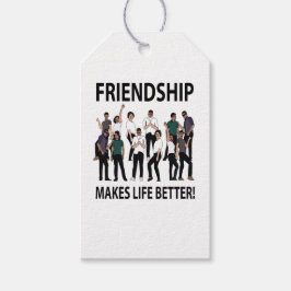 Freundschaft macht das Leben freundlicher Geschenkanhänger