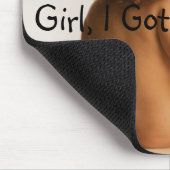 Freundschaft- Mädchen, ich Got deinen Rücken! Mousepad (Ecke)
