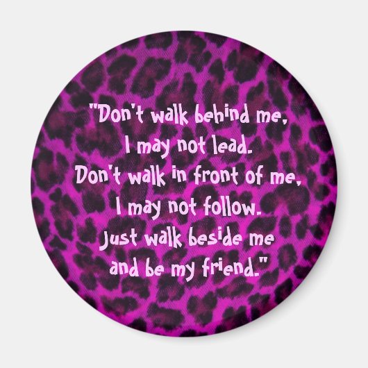 Freundschaft Magnet (Vorne)