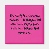 Freundschaft Magnet (Vorne)