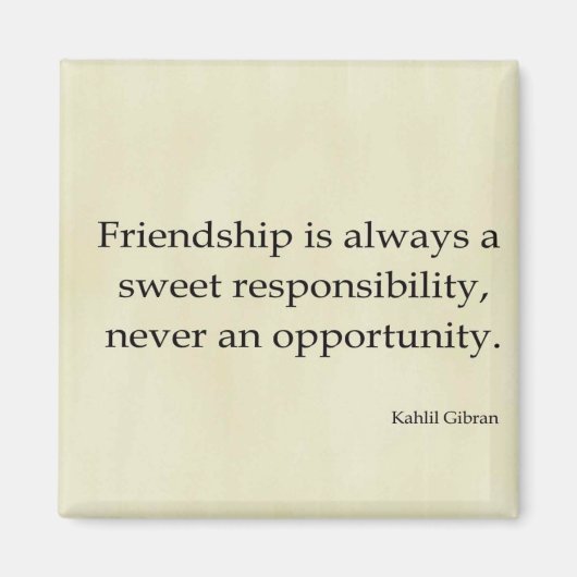 Freundschaft Magnet (Vorne)