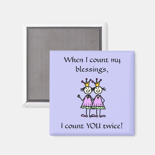 Freundschaft - Magnet (Vorderseite/Rückseite)